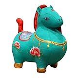 Jouet en peluche cheval de style chinois magnifiquement conçu, parfait for célébrer l'année du cheval.