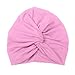 Produktbild Haorw Baby Mütze Neugeborene Weich Baumwolle Turban Kleinkind Stirnbänder Baby Mädchen Stirnband (rosa)