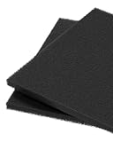 Pawfly 2 Paquetes de esponjas filtrantes para acuarios, Esponja filtrante en Rollo para filtración de Agua en estanques hidropónicos, 23 cm L x 23 cm W