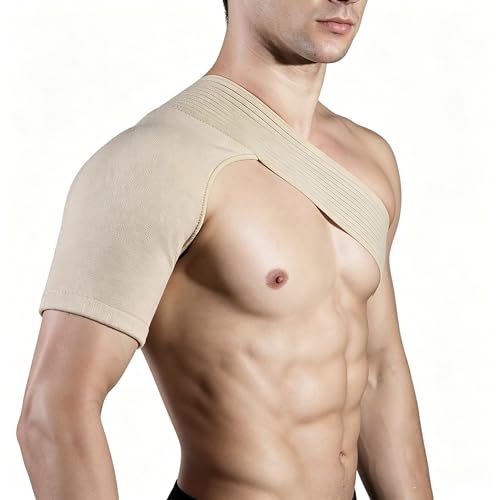 Toimveok Hombrera Ortopedica Hombreras Ortopedicas Hombro Hombrera Deportiva Hombre Unisex Versátil Para Ambos Hombros Respirable Cómodo Ideal Protección Deportiva Aliviar Molestias Del Hombro