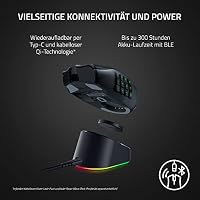 Razer Naga V2 Pro - Kabellose MMO-Gaming-Maus (HyperScroll Pro Rad, Anpassungsfähigkeit und Kontrolle, HyperSpeed Wireless, Focus Pro 30K Optischer Sensor, Optische Mouse Switches Gen-3) Schwarz – Ansicht 7