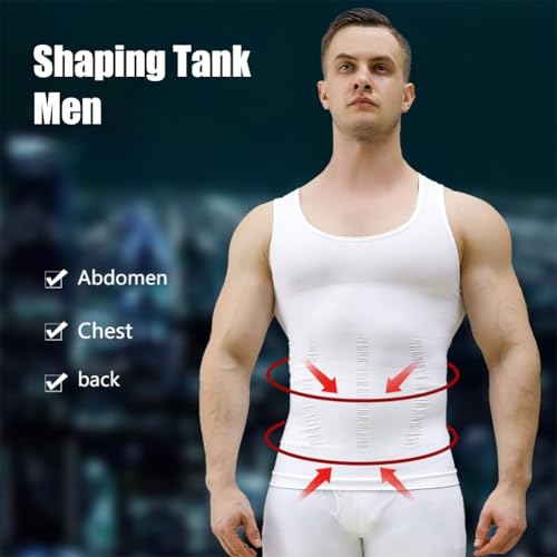 Selure Shaping Tank Men, Selure Shaping Tank 2.0, Shaperluv for Men, High Elastic Body Shaper Compression Tank Top2