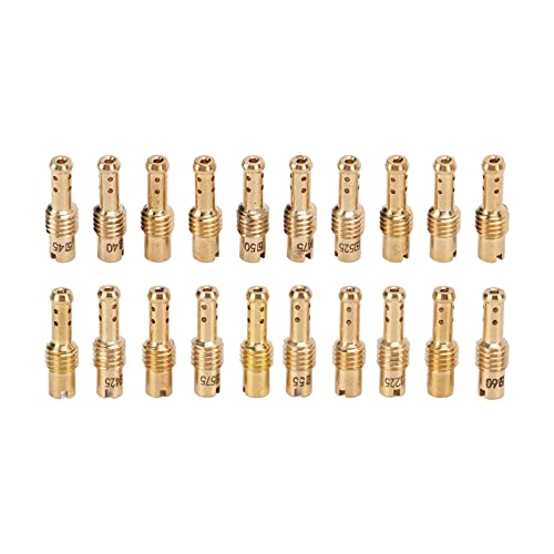 Carb Pilot Jet, 20PCS Carburetor Slow Pilot Jet Kit 12.5‑60 Metal Pilot Jet Fuel Injector Replacement for MIKUNI VM TM TMX Carbs -  Pissente, Pissentev9zysd3g62