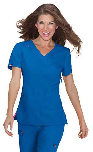 Débardeur pour femme KOI Lite 316 bleu idéal pour le quotidien des soignantes