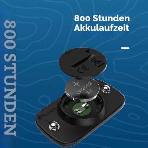 GEOID HS500 Herzfrequenzmesser Brustband Herzfrequenzmesser Brustgurt Bluetooth 4.2/ANT+ Herzfrequenzsensor Wasserdicht IP67