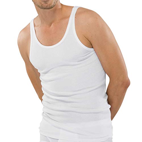 Preisvergleich Produktbild Schiesser Doppelripp Unterhemd 6er Pack White 2XL (8)