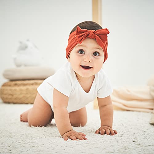 Choicbaby 20Pcs Baby Girls Nylon Headbands Hairbands Hair Bows Elastics Turban Hair Accessories For Baby Girls Newborn Infant Toddlers Kids thumb #4