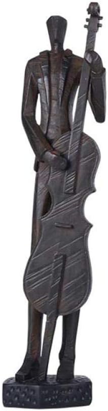 Sculpture Appreciation Bust Retro Musician Figurines Drum Art Resin Living Room Decorations