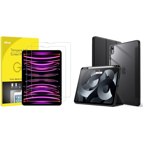 Funda y protector de pantalla iPad Air 5/4 JETech carcasa 10.9 pulgadas cristal templado lote