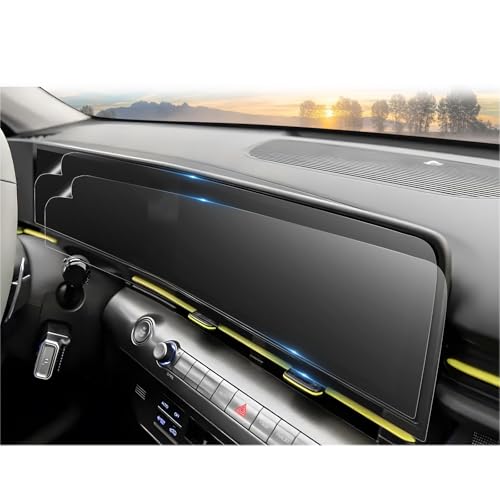 Film protecteur d'écran Kona 2023-2025 anti-rayures pour console tactile 12.3" Hyundai SE SEL N Line