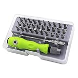 Qualitätsprodukt ~. Lixiaonmkop 32 in 1 Schraubendreher Set High Magnetische Schraubendreher Bits Kit Telefon Mobile Kamera Wartung Werkzeuge Reparatur (Color : 32 In 1 Green)
