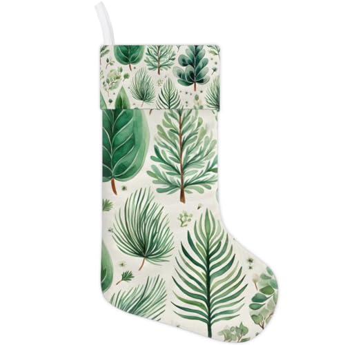 Christmas Stockings, 17.7in Christmas Tree Xmas Stocking Gift Treat Bags Gothic Tree Xmas Stocking Hanging Ornaments for Xmas Party Gift Filler Fireplace Christmas Tree Decoration