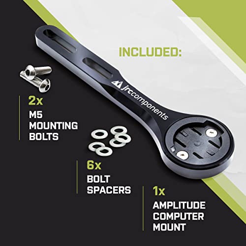 Jrc Components Wahoo Computer Mount | Amplitude Computer Mount - Wahoo Gps Cycling Computer | Wahoo Elemnt Bolt Bike Computer - Elemnt Mount | Elmnt Wahoo - Bar Fly Mount | Wahoo Mount - Black #TOP3