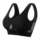 Comfit BH Original Ohne Bügel Push Up Für Rückenfreies Kleid Yoga Sport Damen Große Brüste Seamless Primadonna mit Tank Top Dirndlbluse Hochgeschlossen Still 85G Gepolsterte Cups Hautfarbener