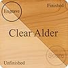 10 Sheets of 12x19 Alder | 5mm 1/4th inch, MDF Core, Premium Grade A1, Single Sided, Glowforge Ready, Unfinished | Species: Walnut, Cherry, Maple, Oak, Cedar, Mahogany, Alder #2