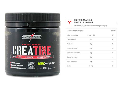 Creapure Darkness 200g- Melhor que a Creatina Universal