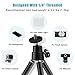 Mini Tripod for Webcam and Phone, 12.4 inch Metal Extendable Webcam Stand with Phone Holder, Small Tripod for Desk