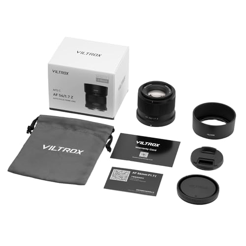 Image of VILTROX 56mm F1.7 Z, AF 56mm f /1.7 Z Mount Lens, Auto Focus APS-C Z Lens for Nikon ZFC Z30 Z50 Z5 Z6 Z6II Z7 Z7II Z8 Z9