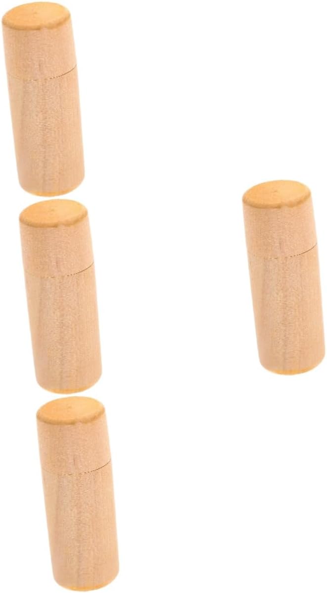 Cabilock 4pcs Box Packing Box Bottle Cylinder case Nail Polish Holders Round Essential Oil Storage Holder Single Hole Bottle jar Container Bracket Essential Oil Container Essential Oil Bag