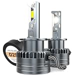 D-Lumina D2S LED Anti-Error Headlight Bulb, 20000LM 120W 6500K Extremely Bright White LED Conversion Kit, CANBUS Headlight Replace OEM Xenon HID Bulb Plug and Play, 2 Pieces