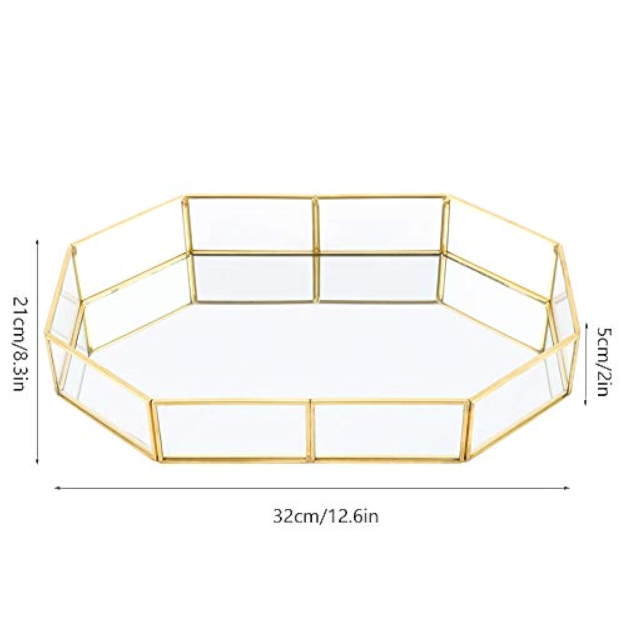 Durable Vintage Makeup Tray, Large Capacity Organizer