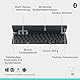 Logitech Keys-To-Go 2, mobile Bluetooth-Tastatur für Tablets mit integriertem Schutzcover, schlanke, kabellose Tastatur für Windows, Android, Linux, iPad, iPhone, Mac, Apple TV, DEU QWERTZ - Grau
