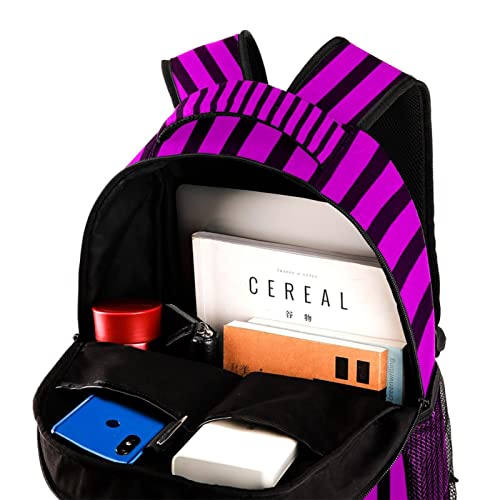 Sac à dos à rayures Leisure Campus avec porte-bouteille pratique
