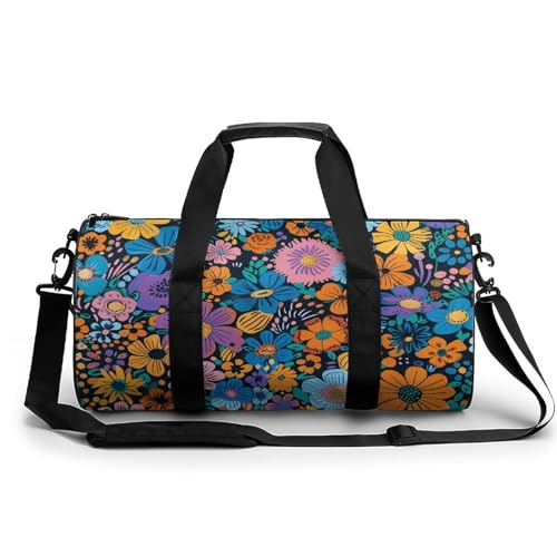 Sac de voyage en toile à fleurs pour résoudre le manque de place