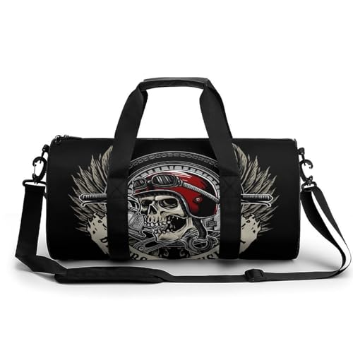 Duffel bag motards crânes aux finitions soignées pour le sport
