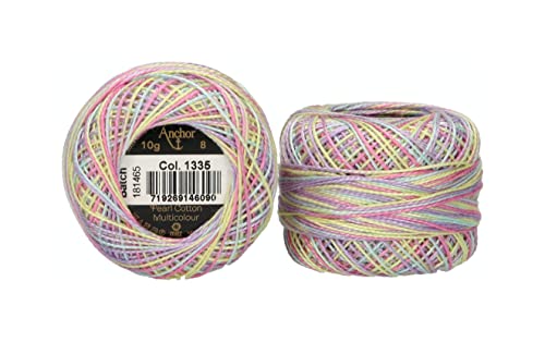 Anchor Perlgarn 8 Multicolor, 4518008-01335, Farbe:1335, Stickgarne