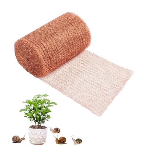 Horuili® Rete Di Rame Contro Le Lumache, Recinto Per Lumache In Rete Di Rame 127 Mm X 6 M, Rotolo Di Rete Di Rame Per Giardino, Protezione Delle Piant