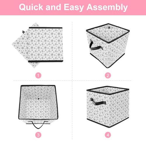 Cube de rangement pliable en tissu pour éliminer le désordre de la maison - 6