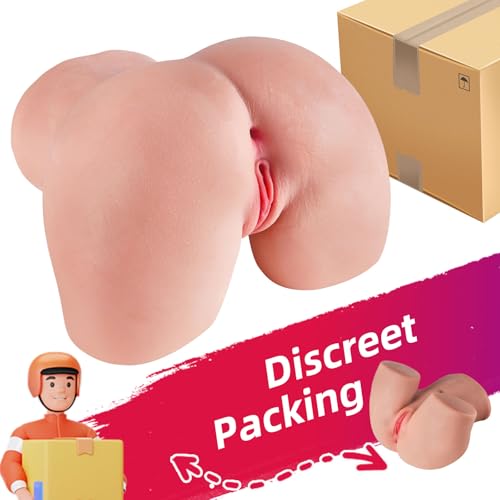 Male Masturbator Adult Sex Toys - 2 Holes Pocket Pussy Realistic Sex Dolls Male Sex Toys for Men Masturbation, 5.9 LB 3D Lifelike Soft Butt with Vagina and Anal Sex Pleasure Adult Toys Stroker - Image 6