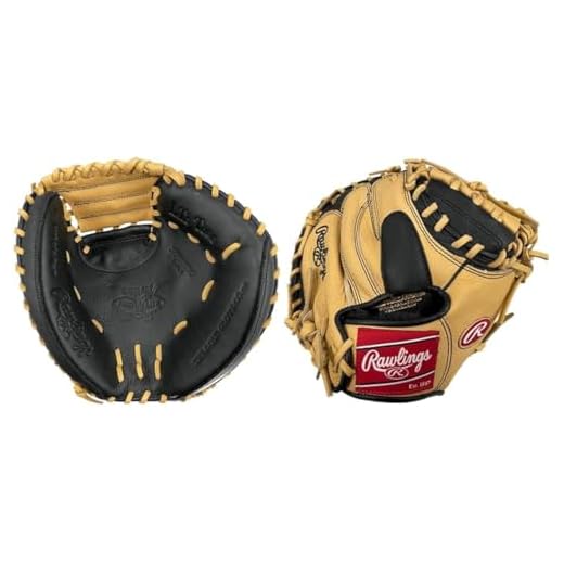 Rawlings Select Pro Lite Series 32" Catcher's Mitt (2023) -Ideal for The Youth Player Superior Craftsmanship for Elite Performance. Blonde/Black Classic Colorway