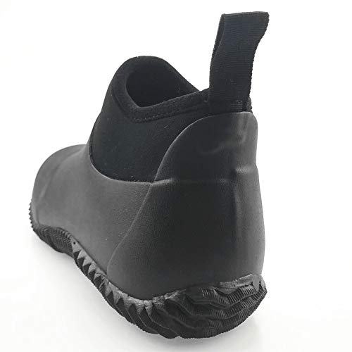 SYLPHID Men's Garden Shoes Women's Rain Shoe Waterproof Neoprene Camp Booties for Camping, Lawn Care, Gardening and Yard Work
