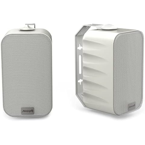 Audibax PR-42T White - Pareja de Altavoces de Estantería HiFi Cover
