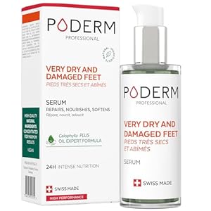 PODERM – VERY DRY AND DAMAGED FEET – Intensely Repairs and Nourishes for 24 Hours – Visibly Repaired Feet in 7 Days – 100% Natural Ingredients – Foot Care – Swiss Made
