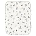 MoKo 9-11 Zoll Tablet Sleeve Tasche Handle Tragetasche mit Schultergurt Passend für 11 Zoll iPad Air M3, iPad A16 2025, Pro 11", i-Pad 10/9/8/7th Gen, Tab S8/S9 11", Minzblaue Blumen