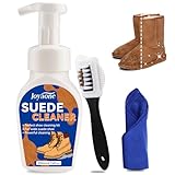 JOYAONE Pulizia scarpe scamosciate, 200ml Detergente per Scarpe con Spazzola per Scarpe, Kit Detergente per Scarpe ad Alta Potenza