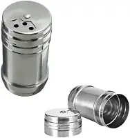 Saleiro Porta-Temperos de Inox com Tampa Basculante – Ideal para Condimentos, Açúcar e Sal – Design Moderno e Fácil de Usar na Cozinha - NEXUS MARKET