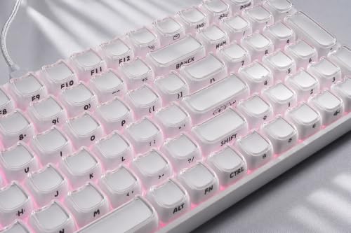 Image of ZORNHER ZH100 Foundation Mechanical Keyboard,98% Pink Creamy Keyboard with Number Pad,Full Size Gaming Keyboard Cute,Jelly MOA Profile Round Keycaps,Creamy Sounding Linear Switches,PC Gaming