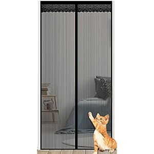 Magnetisch Vliegengaas,Magnetisch Horgordijn Tegen Insecten Magneten van Boven Tot Onderafdichting Sluit Automatisch…