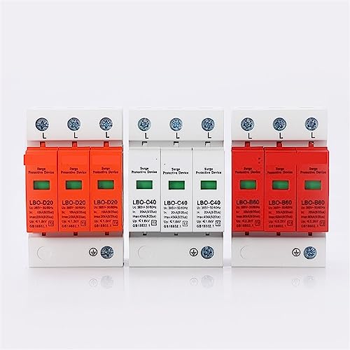 Parafoudre basse tension AC 3P 385V 10-20KA pour tableau électrique maison
