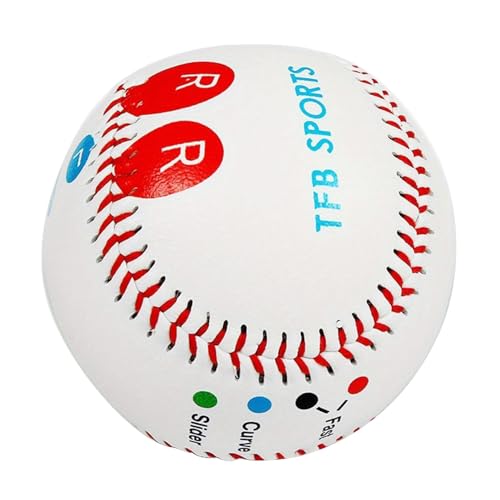 Baseball-Pitch-Trainingsball – 22,9 cm Baseball-Trainingsausrüstung – Baseball mit...