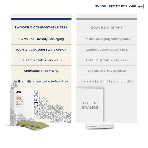 Image of Mayfair Linen Organic Cotton Queen Pillow Cases Set of 2, Soft, Sage Green