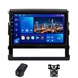 Android 14 Car Radio for Toyota Land Cruiser 200 11 2015-2020 Touchscreen Stereo QLED/WIFI/Wireless CarPlay/Android Auto/Bluetooth 5.0/EQ/FM AM RDS Radio/GPS/Split Screen/ADAS DVR(X10)