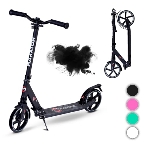 Maraton Kick Scooter for Teens 8-18 Ages | Foldable, Big Wheel, Durable |...