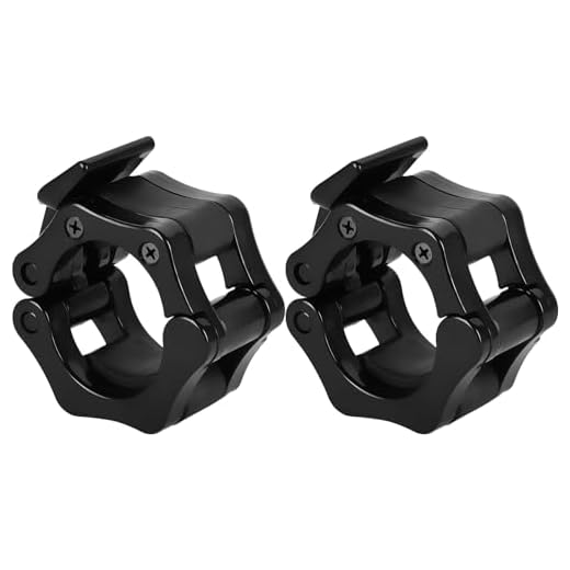 2 Stück Hantelstangen Verschluss Hantelverschlüsse Langhantel Klemmen Barbell Halsbänder, Hantel Klemmen Verschluss Schnellverschlüsse für Langhantelstangen, Kurzhantelstangen, 30mm
