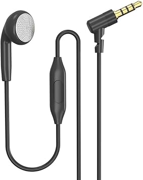 Single-Ear Earphones, 0.1 inch 3.5 mm Jack, Wired Earphones, Monaural, Inner Type, With Microphone, High Resolution Clear, Stereo Earphones, Headphones, For Both Left and Right Ears, Comfortable