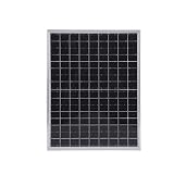 Naroote Portable Solar Panel, Compact Lightweight Monocrystalline Solar Charger with Design, Ideal for Camping Hiking Cars Trucks RVs Boats Motorcycles (15W)